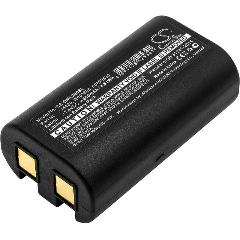7.4V, Li-ion, 650mAh, Portable Printer battery fits Dymo, 3m, 14430, Pl200, 4.81Wh Portable Printer Cameron Sino Technology Limited