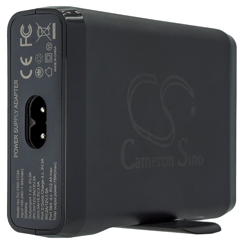 Battery For 75w 4 Port Usb-c Desktop Charging Station, Universal 100v-240v Ac Input, 130cm Euro Power Ac Cord, Pd Charger 60w: 5 PD Charger Cameron Sino Technology Limited