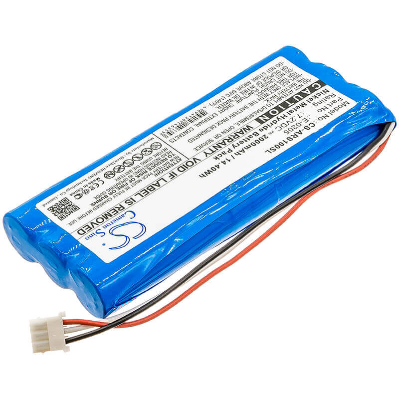7,2V, Ni-MH, 2000mAh, Batterie d'équipement compatible avec Aaronia, E-0205, Spectran Handheld Spectrum Ana, Spectran Handheld Spectrum Ana, 14,4Wh Équipement, Enquête, Test Cameron Sino Technology Limited