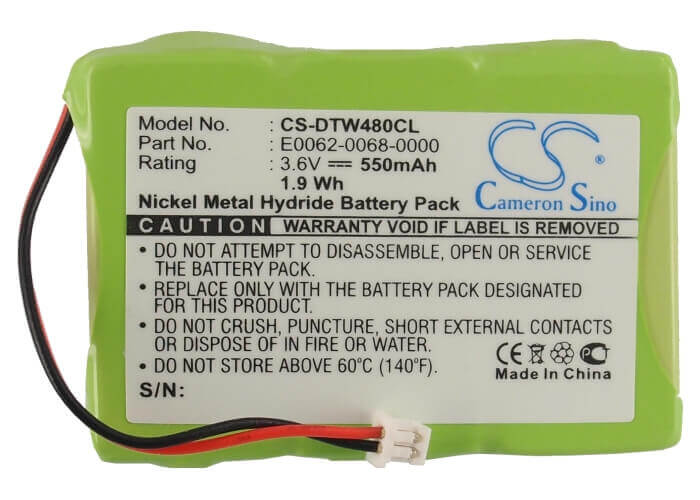 Cordles Phone Battery For Aastra, 35ict, 480i, 480i Ct, 3.6v, 550mah - 1.98wh Cordless Phone Cameron Sino Technology Limited (Cordless Phone)