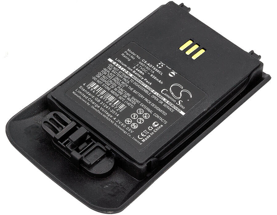 3,7V, Li-ion, 930mAh, Batterie de téléphone sans fil compatible avec Aastra, 660190/1a, Dh4-baaa/2b, Dt690, 3.441Wh Téléphone sans fil Cameron Sino Technology Limited (Téléphone sans fil)