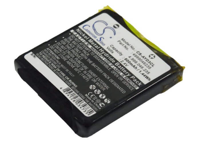 2,4V, Ni-MH, 600mAh, batterie de téléphone sans fil compatible avec Detewe, Openphone, Aastra, Funkwerk, Elmeg, Avaya, Nortel, 4.999.046.235, Openphone 28, 1,44Wh Téléphone sans fil Cameron Sino Technology Limited (Téléphone sans fil)