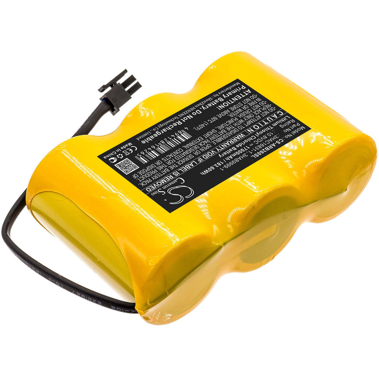 PLC Battery for Abb, 3hac16831-1 10.8v, 17000mah - 183.60wh PLC Cameron Sino Technology Limited (Dangerous Goods)