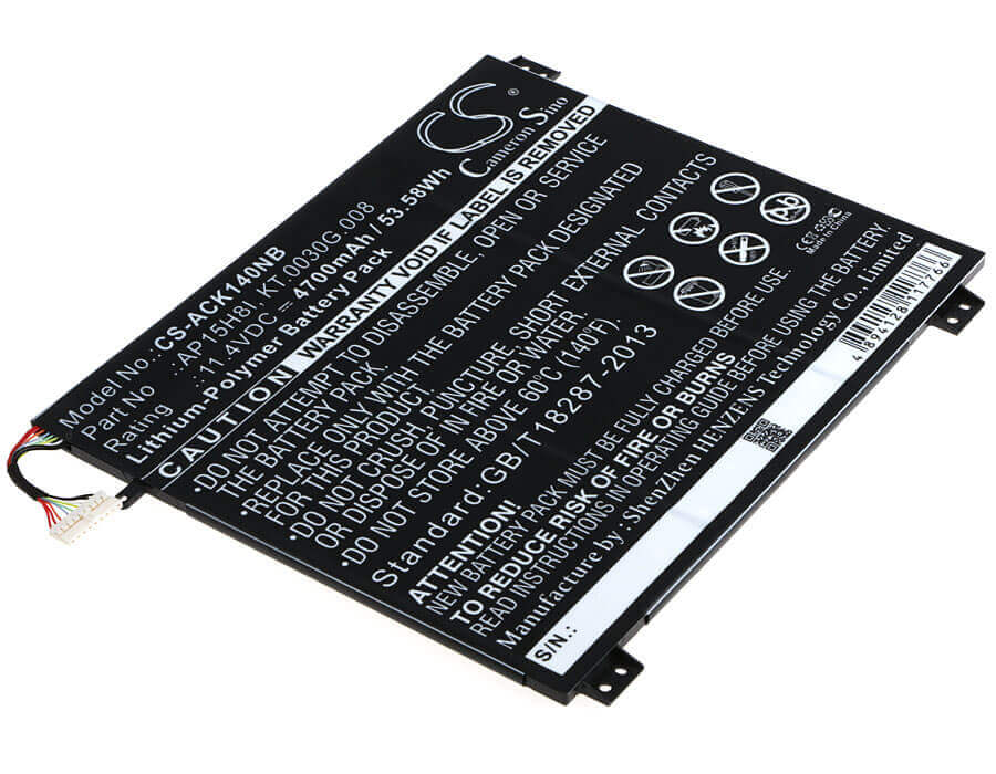 Batterie pour Acer, Ao1-431-c139, Ao1-431-c4xg, Ao1-431-c7f9, Ao1-431-c8g8 11.4v, 4700mah - 53.58wh Notebook, Laptop Cameron Sino Technology Limited