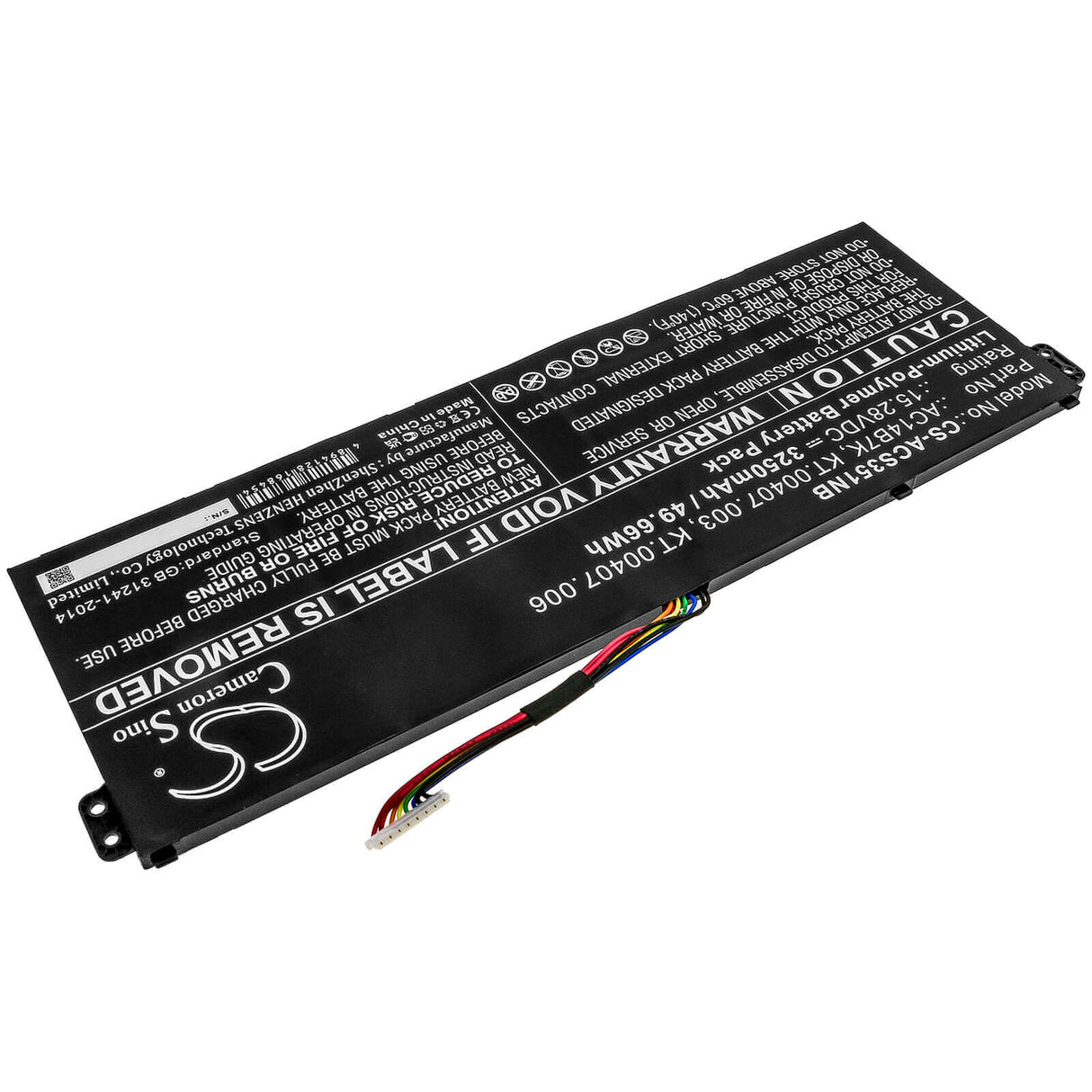 Battery For Acer, Aspire 5 A515-41g-18z3, Aspire 5 A515-52-31q2, Aspire 7 A715-71g-77b2 15.28v, 3250mah - 49.66wh Notebook, Laptop Cameron Sino Technology Limited