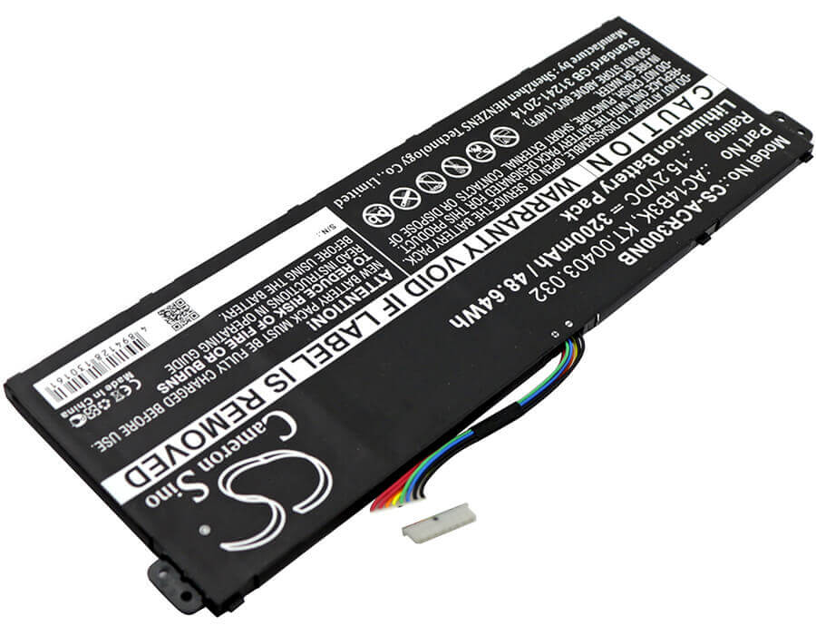 Battery For Acer, Aspire Es15, Aspire Es1-572 15.2v, 3200mah - 48.64wh Notebook, Laptop Cameron Sino Technology Limited
