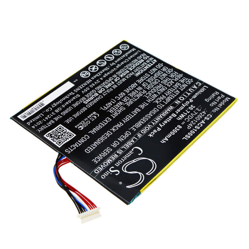 Battery For Acer, Aspire N15p2, One 10 S1002, Switch 10 3.7v, 8300mah - 30.71wh Tablet Cameron Sino Technology Limited (Suspended)