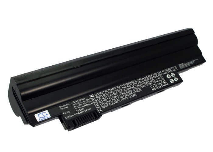 Battery For Acer Aspire One Aod255-a01b/k, Aspire One Aod255- A01b/w, Aspire One Aod255-1134 11.1v, 6600mah - 73.26wh Notebook, Laptop Cameron Sino Technology Limited