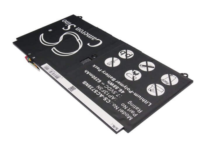 Battery For Acer Aspire S7-392, Aspire S7-392-54208g12tws, Aspire S7-392-54208g25tws 7.5v, 6250mah - 46.88wh Notebook, Laptop Cameron Sino Technology Limited