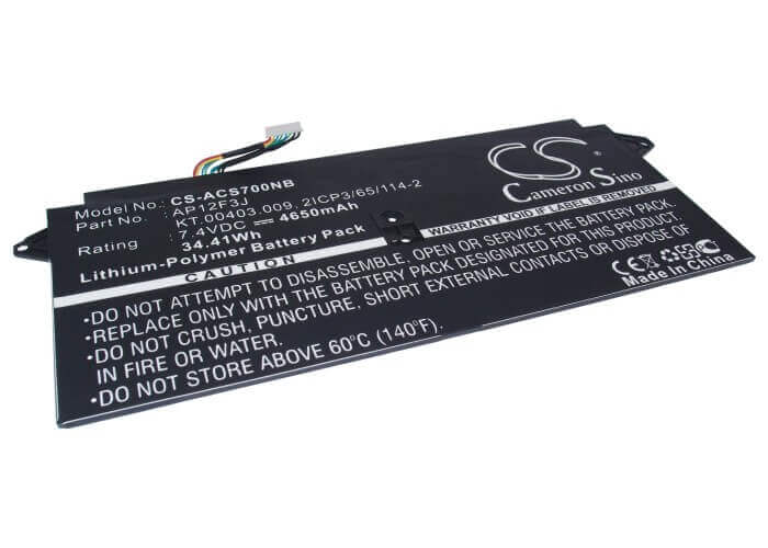 Battery For Acer Aspire S7, Aspire S7 13", Aspre S7-391-6822 7.4v, 4650mah - 34.41wh Notebook, Laptop Cameron Sino Technology Limited