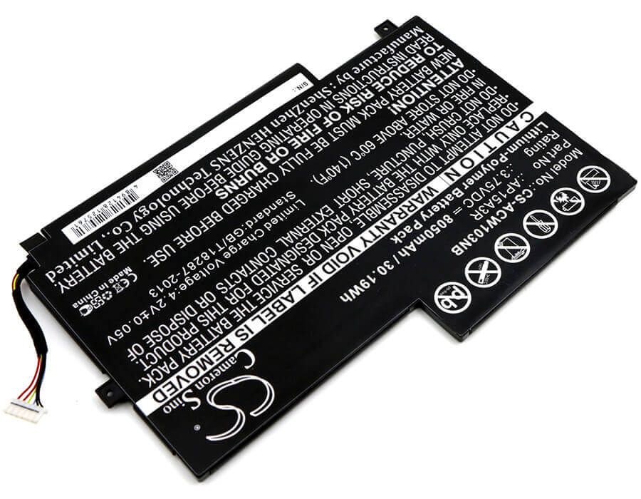 Battery For Acer, Aspire Switch 10e, Sw3-013, Sw3-013-1566 3.75v, 8050mah - 30.19wh Notebook, Laptop Cameron Sino Technology Limited