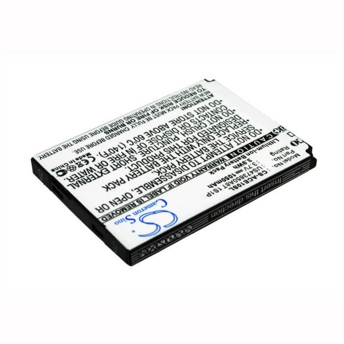 3.7V, Li-ion, 1050mAh, SmartPhone battery fits Acer, A7bta040h, Betouch E100, Betouch E101, 3.89Wh Mobile, SmartPhone Cameron Sino Technology Limited (Suspended)