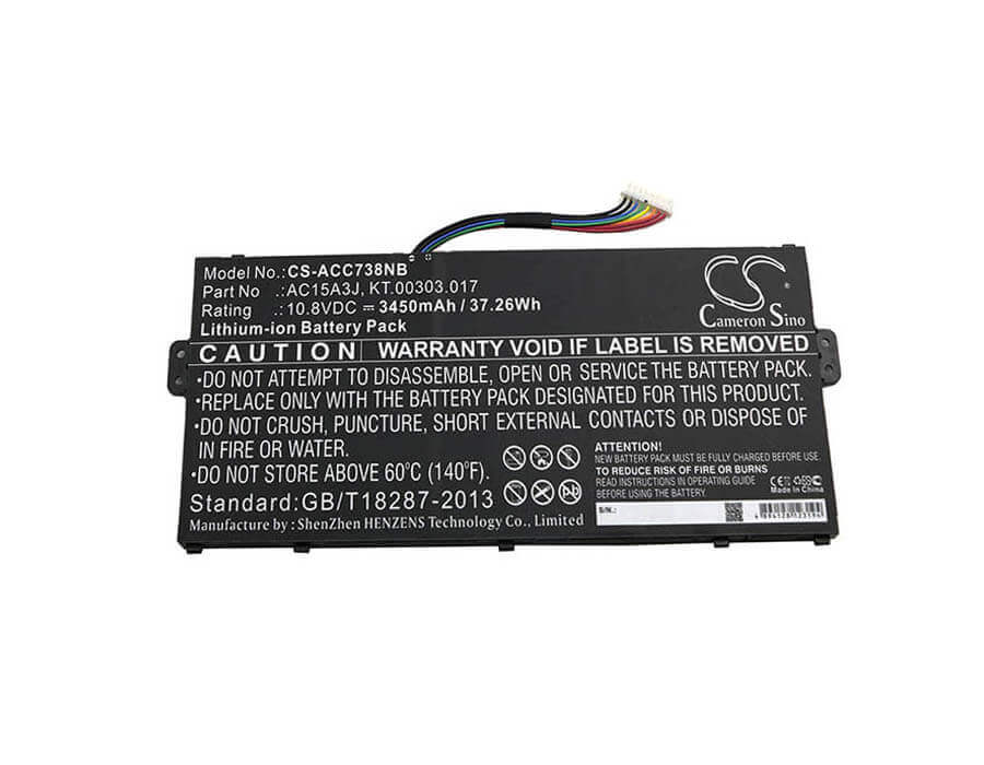 Battery For Acer, Cb3-131, Cb5-132t, Chromebook C738t 10.8v, 3450mah - 37.26wh Notebook, Laptop Cameron Sino Technology Limited