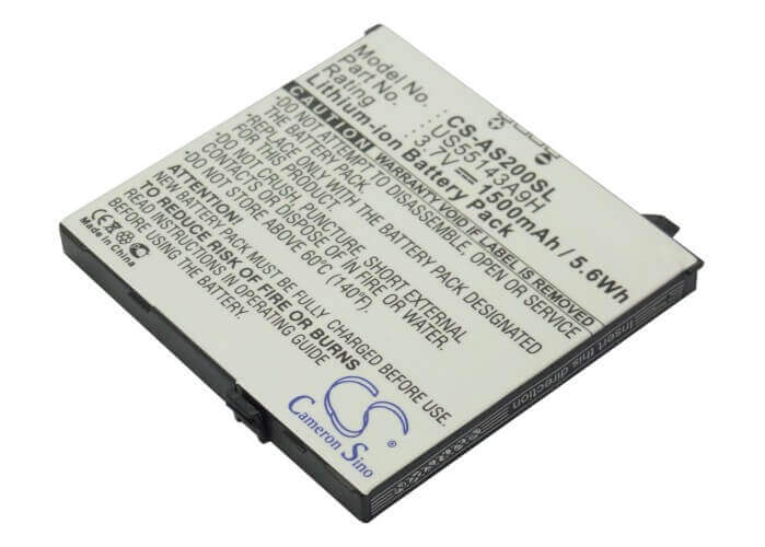 Battery For Acer F1, Neotouch S200, Newtouch S200 3.7v, 1500mah - 5.55wh Batteries for Electronics Cameron Sino Technology Limited (Suspended)
