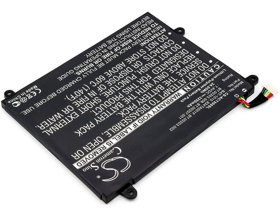 Battery For Acer Iconia A500, Iconia Tablet A500, Iconia A500-10s32 7.4v, 3250mah - 24.05wh Tablet Cameron Sino Technology Limited (Suspended)