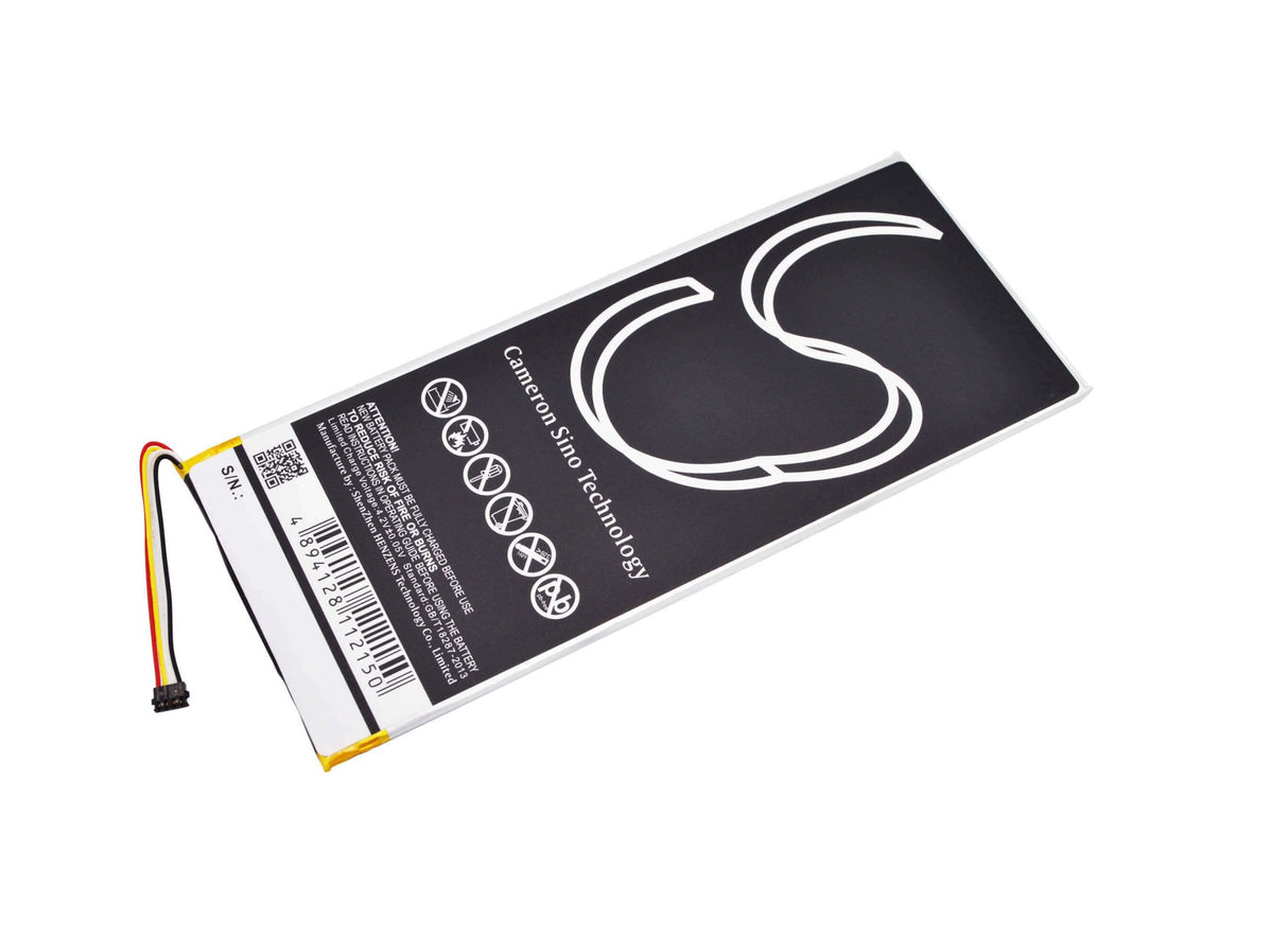 3.7V, Li-Polymer, 3300mAh, Tablet battery fits Acer, 3165142p, A1402, Iconia One 7 B1-730, 12.21Wh Tablet Cameron Sino Technology Limited (Suspended)