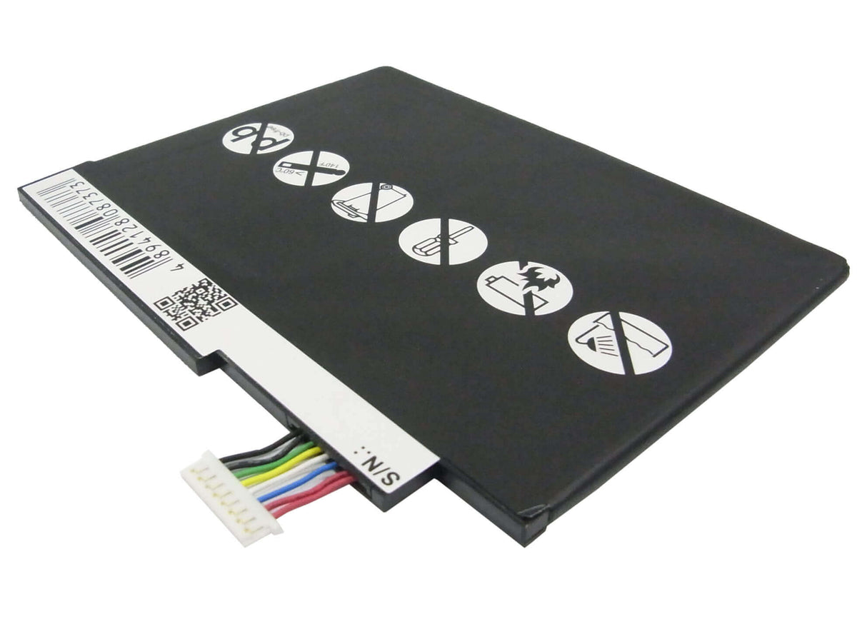 3.7V, Li-Polymer, 6800mAh, Tablet battery fits Acer, Ap13g3n, Iconia Tab W3, Iconia Tab W3-810, 25.16Wh Tablet Cameron Sino Technology Limited