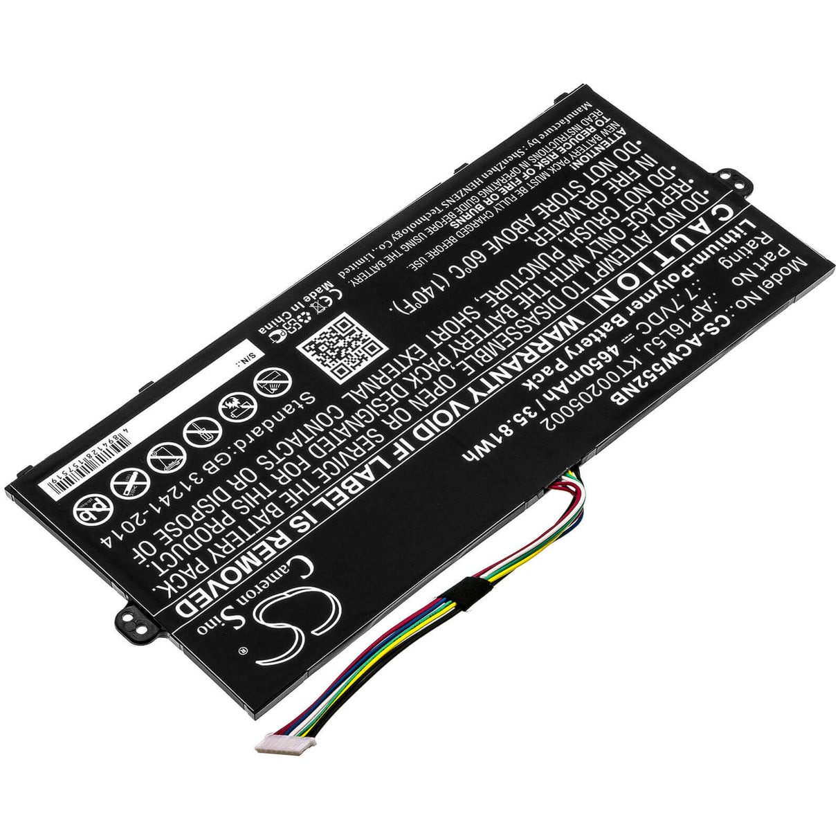 Battery For Acer, Kt.00205.002, Nx.gtmed.008, Nx.gtmef.019 7.7v, 4650mah - 35.81wh Notebook, Laptop Cameron Sino Technology Limited
