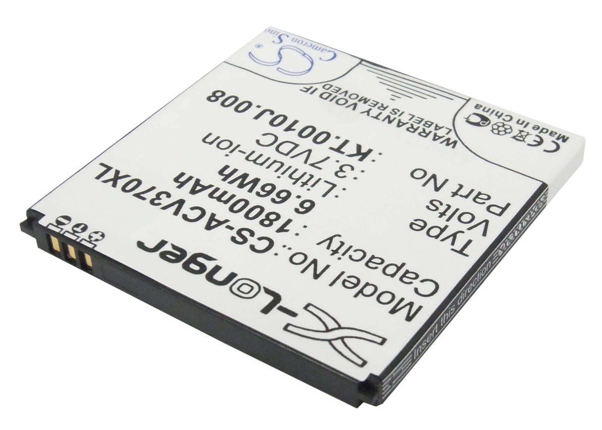 3.7V, Li-ion, 1800mAh, SmartPhone battery fits Acer, Jd-201212-jlqu-c11m-003, Liquid E2, Liquid E2 Dou, 6.66Wh Mobile, SmartPhone Cameron Sino Technology Limited (Smartphone)
