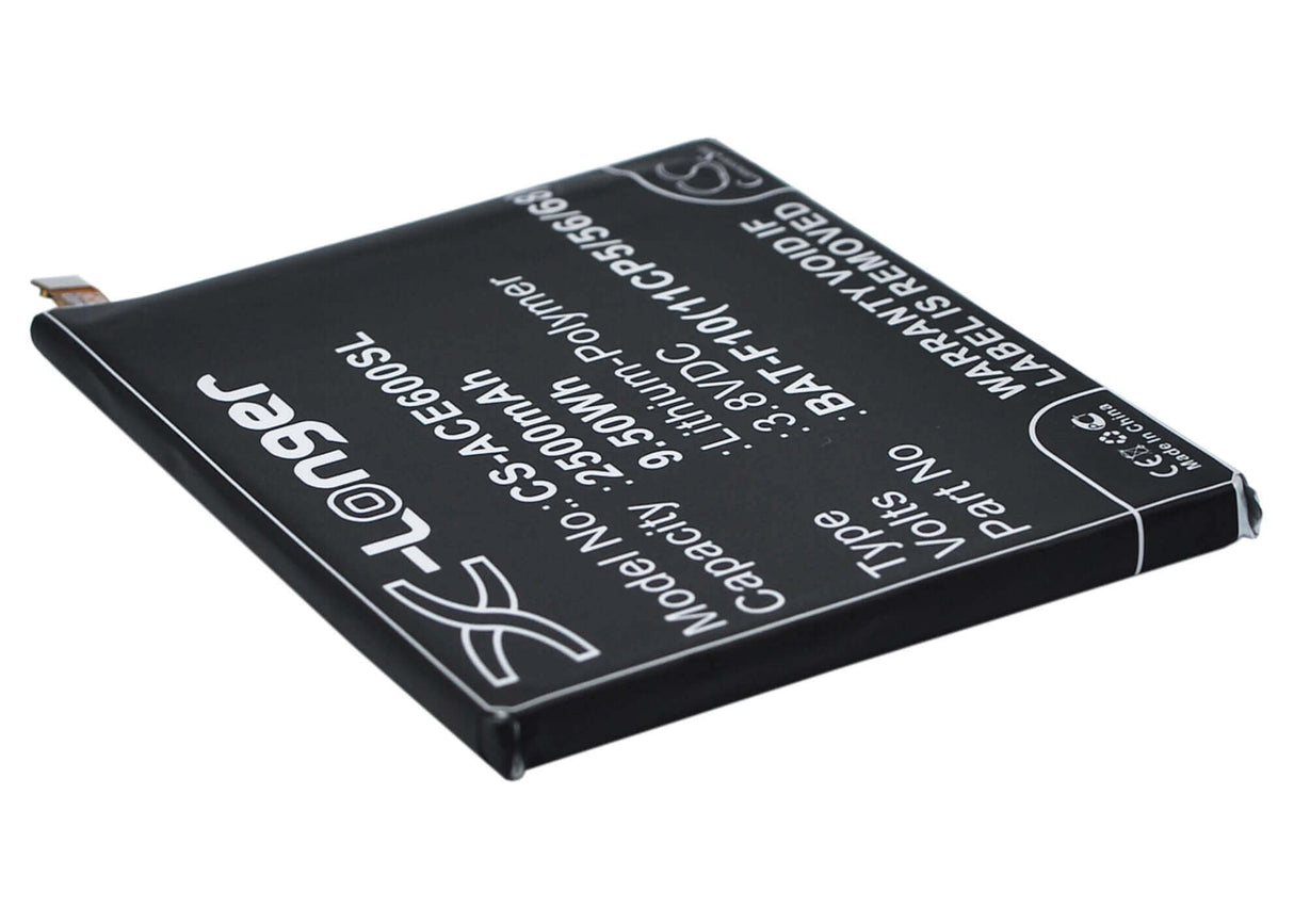 3.8V, Li-Polymer, 2500mAh, SmartPhone battery fits Acer, Bat-f10(11cp5/56/68), Liquid E600, 9.5Wh Mobile, SmartPhone Cameron Sino Technology Limited (Smartphone)