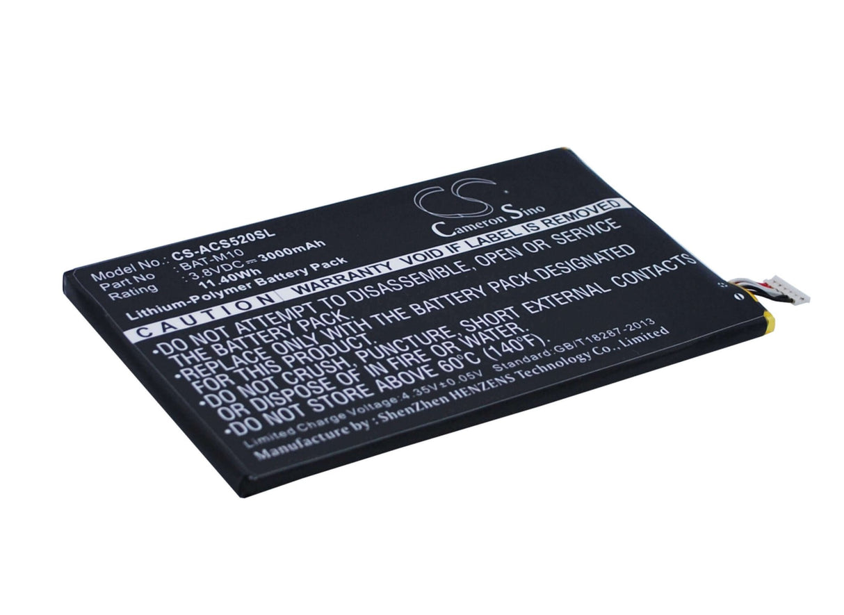 3.8V, Li-Polymer, 3000mAh, SmartPhone battery fits Acer, 1cp415793l1 1s1p, Liquid Jade S2, Liquid S2, 11.4Wh Mobile, SmartPhone Cameron Sino Technology Limited (Smartphone)