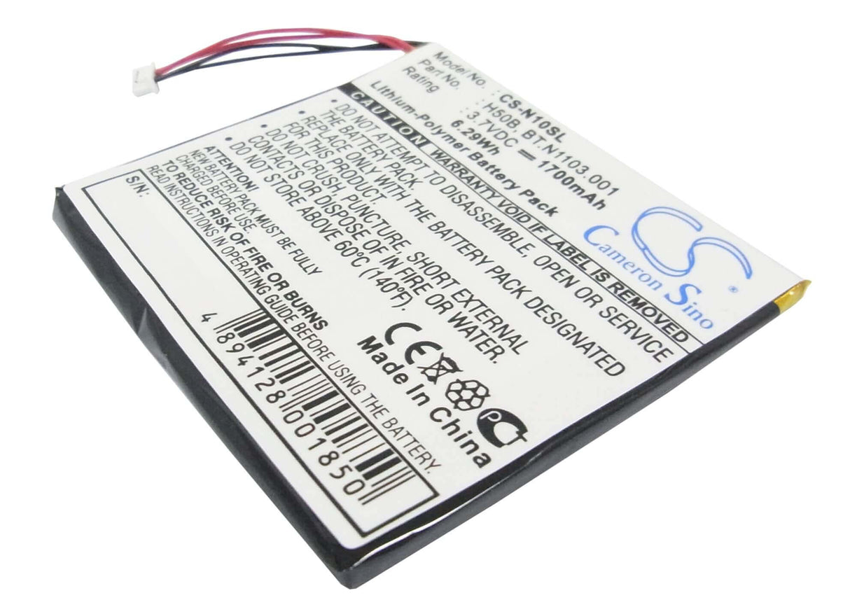 Battery For Acer N10 3.7v, 1700mah - 6.29wh Batteries for Electronics Cameron Sino Technology Limited (Suspended)