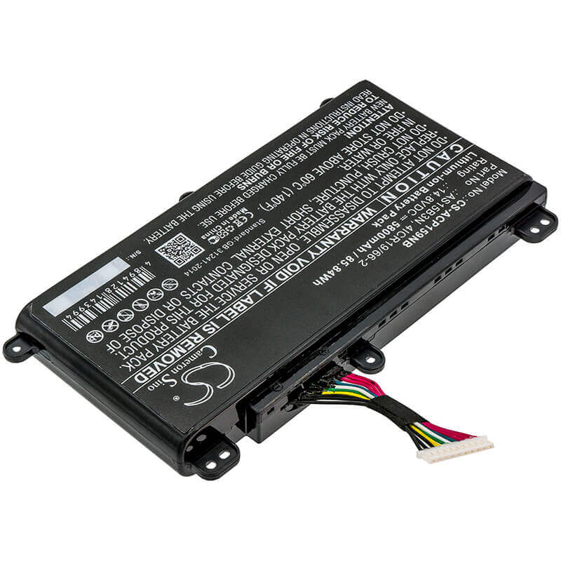 Battery For Acer, Predator 15 G9-591, Predator 15 G9-591-70f6 14.8v, 5800mah - 85.84wh Notebook, Laptop Cameron Sino Technology Limited