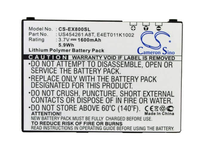Battery For Acer Tempo M900 3.7v, 1600mah - 5.92wh Batteries for Electronics Cameron Sino Technology Limited (Suspended)