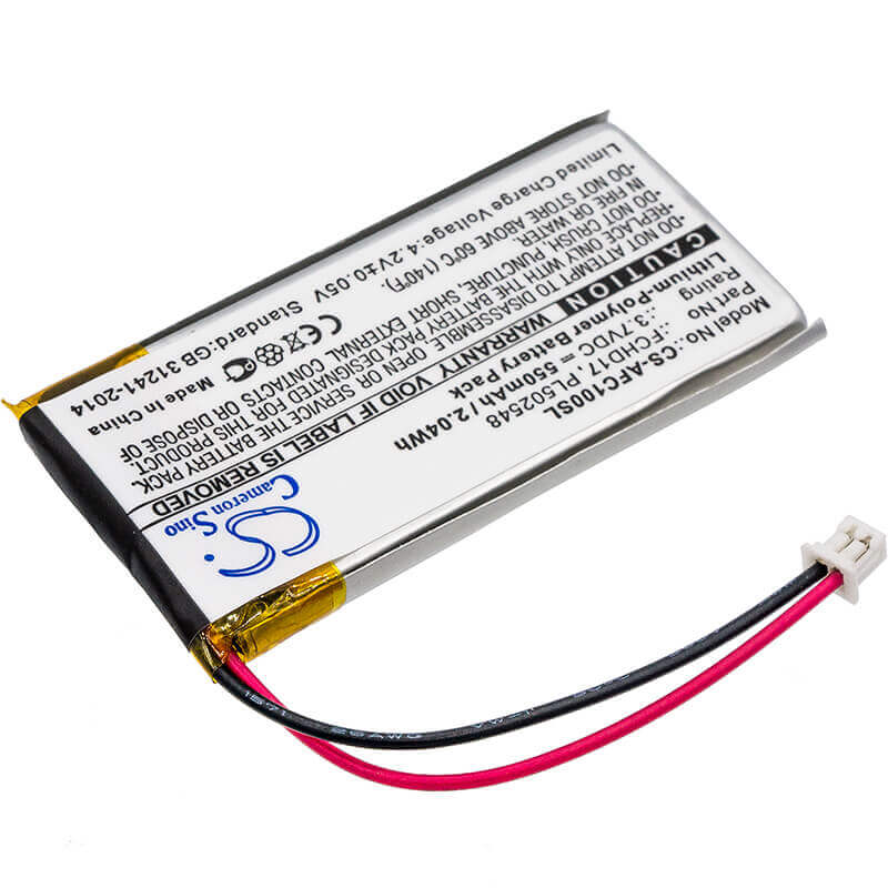 3.7V, Li-Polymer, 550mAh, Camera battery fits Acme, Fchd17, Carc, Flycamone 720p, 2.035Wh Camera Cameron Sino Technology Limited (Camera)