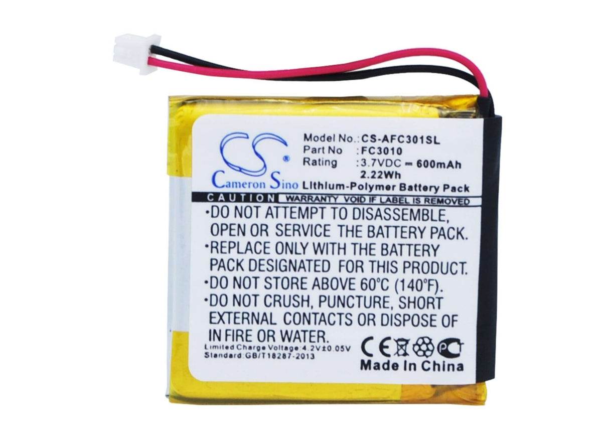 3.7V, Li-Polymer, 600mAh, Camera battery fits Acme, Fc3010, Fc3010, Flycam3, 2.22Wh Camera Cameron Sino Technology Limited (Camera)
