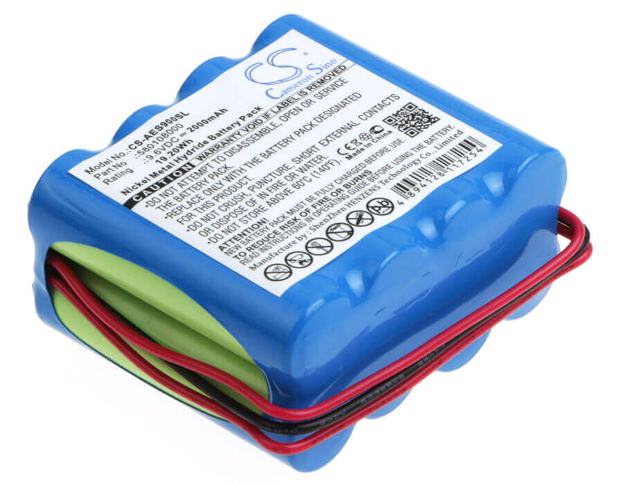 9.6V, Ni-MH, 2000mAh, Time Clock battery fits Acroprint, 580108000, 175, 175 Full Power Reserve, 19.2Wh Time Clock Cameron Sino Technology Limited