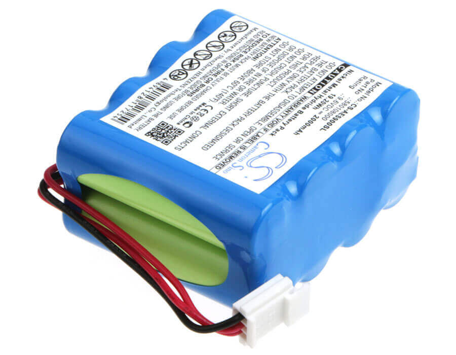 9.6V, Ni-MH, 2000mAh, Time Clock battery fits Acroprint, 580108000, 175, 175 Full Power Reserve, 19.2Wh Time Clock Cameron Sino Technology Limited