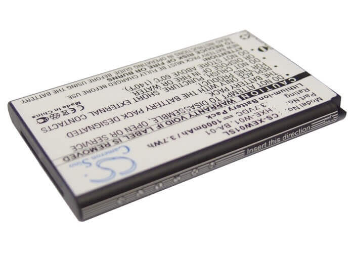 3.7V, Li-ion, 1000mAh, batterie GPS compatible avec Altina, Route, Fortuna, Leadtek, Xaiox, I-blue, Sirf, Hxe-w01, Bt74r, Bt77, 3.7Wh GPS, Navigator Cameron Sino Technology Limited