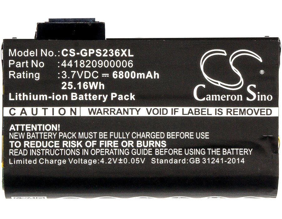 Batterie de scanner de code-barres pour Adirpro, Ps236b, 3.7v, 6800mah - 25.16wh Scanner de code-barres Cameron Sino Technology Limited