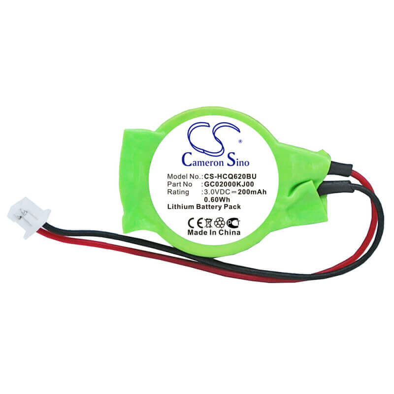 3.0V, Lithium, 200mAh, CMOS / BackUp battery fits Medion, Asus, Advent, Msi, Hp, Gc02000kj00, 4211, 4212, 0.60Wh CMOS / BackUp Cameron Sino Technology Limited