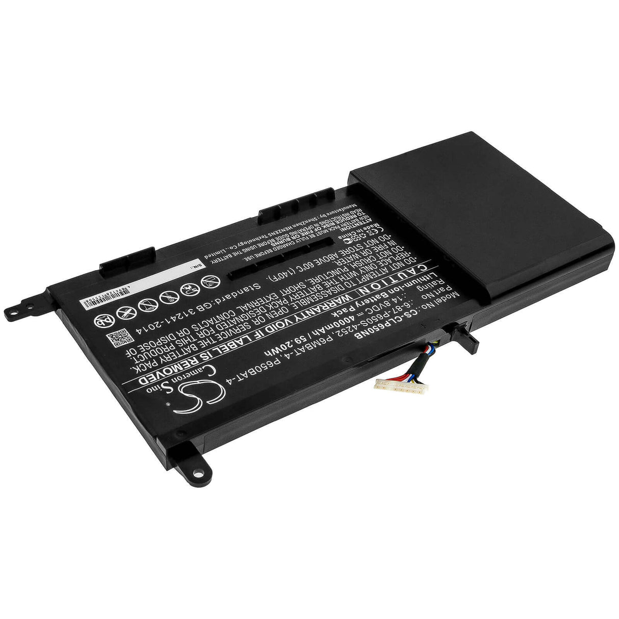 Battery For Advent, T5, Clevo, P650hp3-g 14.8v, 4000mah - 59.20wh Notebook, Laptop Cameron Sino Technology Limited