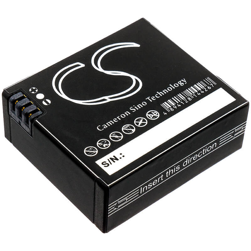 3.7V, Li-ion, 850mAh, Camera battery fits Aee, Acc-d90, D90, Lyfes72, 3.145Wh Camera Cameron Sino Technology Limited (Camera)