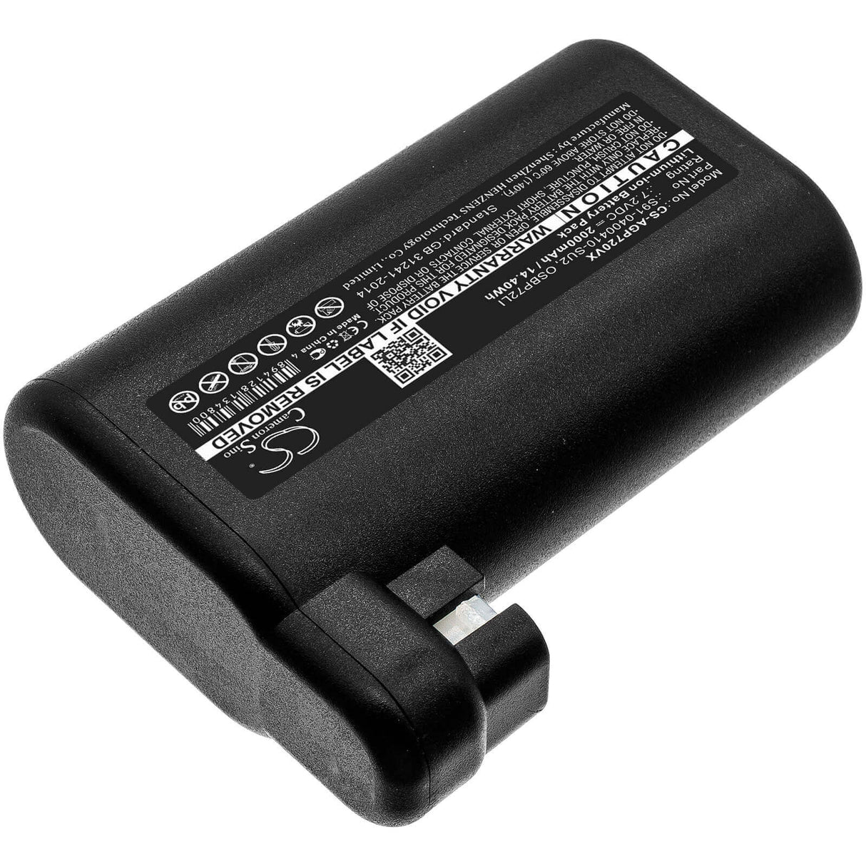 7.2V, Li-ion, 2000mAh, Vacuum battery fits Aeg, Electrolux, 900258195, 900277268, 900277283, 14.40Wh Vacuum Cameron Sino Technology Limited