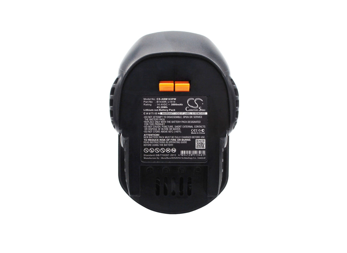 14.4V, Li-ion, 3000mAh, Power Tools battery fits Fromm, Aeg, Wurth, 700956430, Bbm 14 Stx, Bbm 14 Stx-r, 43.2Wh Power Tools Cameron Sino Technology Limited (Power Tools)