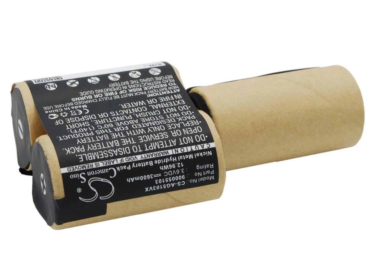 3.6V, Ni-MH, 3600mAh, Vacuum battery fits Aeg, Electrolux Fm, 12.96Wh Vacuum Cameron Sino Technology Limited