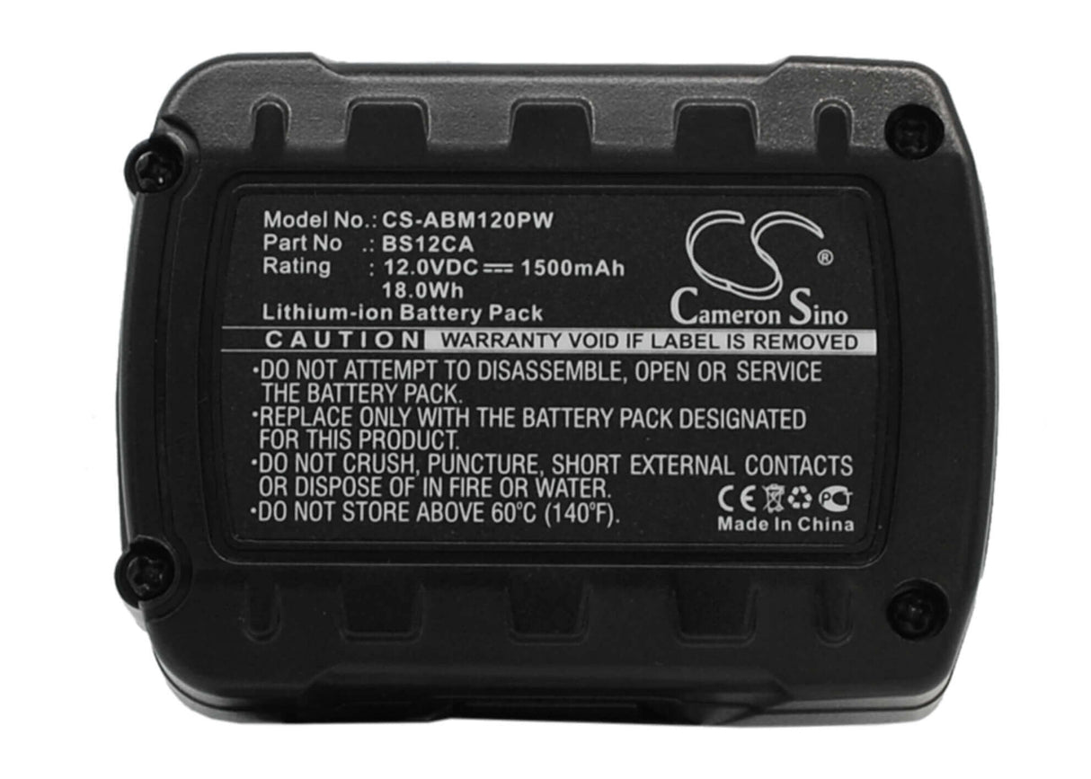 Battery For Aeg Mc-bs12ca 12v, 1500mah - 18.00wh Batteries for Electronics Cameron Sino Technology Limited (Suspended)
