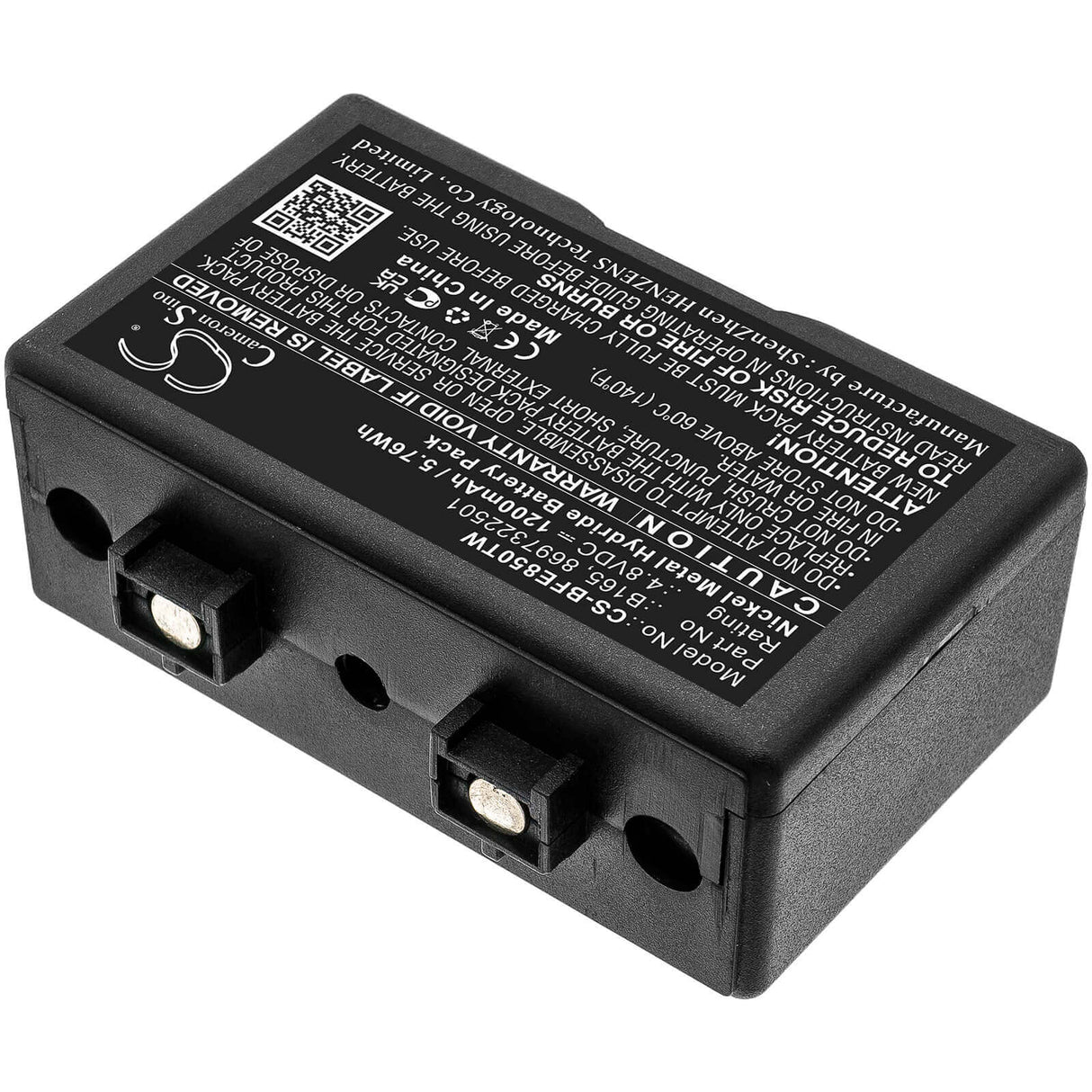 4.8V, Ni-MH, 1200mAh, Two-Way Radio battery fits Aeg, Ascom, Bosch, 8697322501, Teleport 9s/10, 5.76Wh Two-Way Radio Cameron Sino Technology Limited