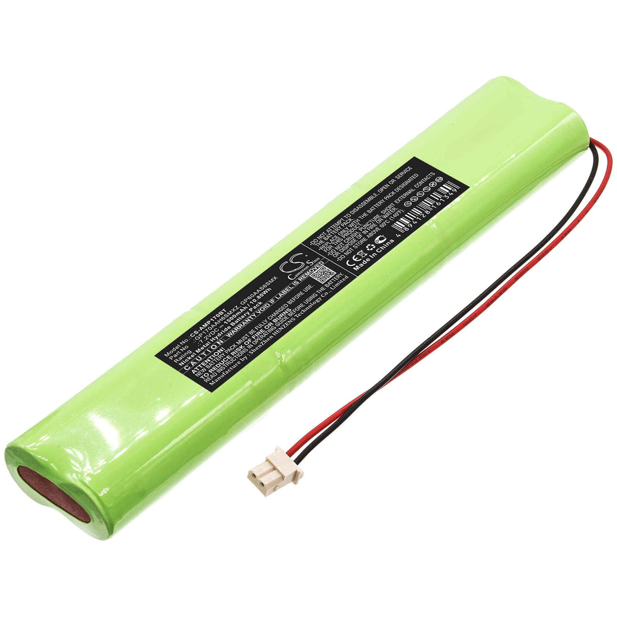 Ni-MH, Alarm Battery For Aem, Ardent Alarm Panel 7.2v, 1500mah - 10.80wh Alarm System Cameron Sino Technology Limited