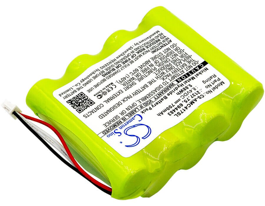 8.4V, Ni-MH, 700mAh, Batterie d'équipement compatible avec Aemc, 2137.52, 6417 Ground Tester, Pel 102, 5.88Wh Équipement, Enquête, Test Cameron Sino Technology Limited