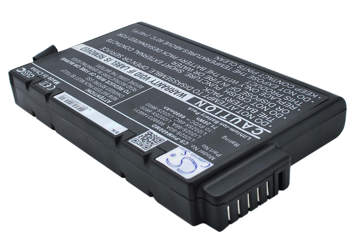 10.8V, Li-ion, 6600mAh, Medical battery fits Agilent, Fiberpa, Anritsu, Ge, Tektronix, Ni2020, Dso5014a, Mso6054a, 71.28Wh Medical Cameron Sino Technology Limited (Medical)