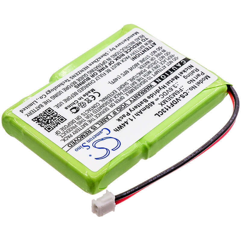3,6V, Ni-MH, 400mAh, Batterie de téléphone sans fil compatible avec Gte, Cobra, At&t, Sagem, Bt, Goldstar, Sanyo, Vodafone, Agfeo, 4m3emjz, Dect 20, 1.44Wh Téléphone sans fil Cameron Sino Technology Limited (Téléphone sans fil)