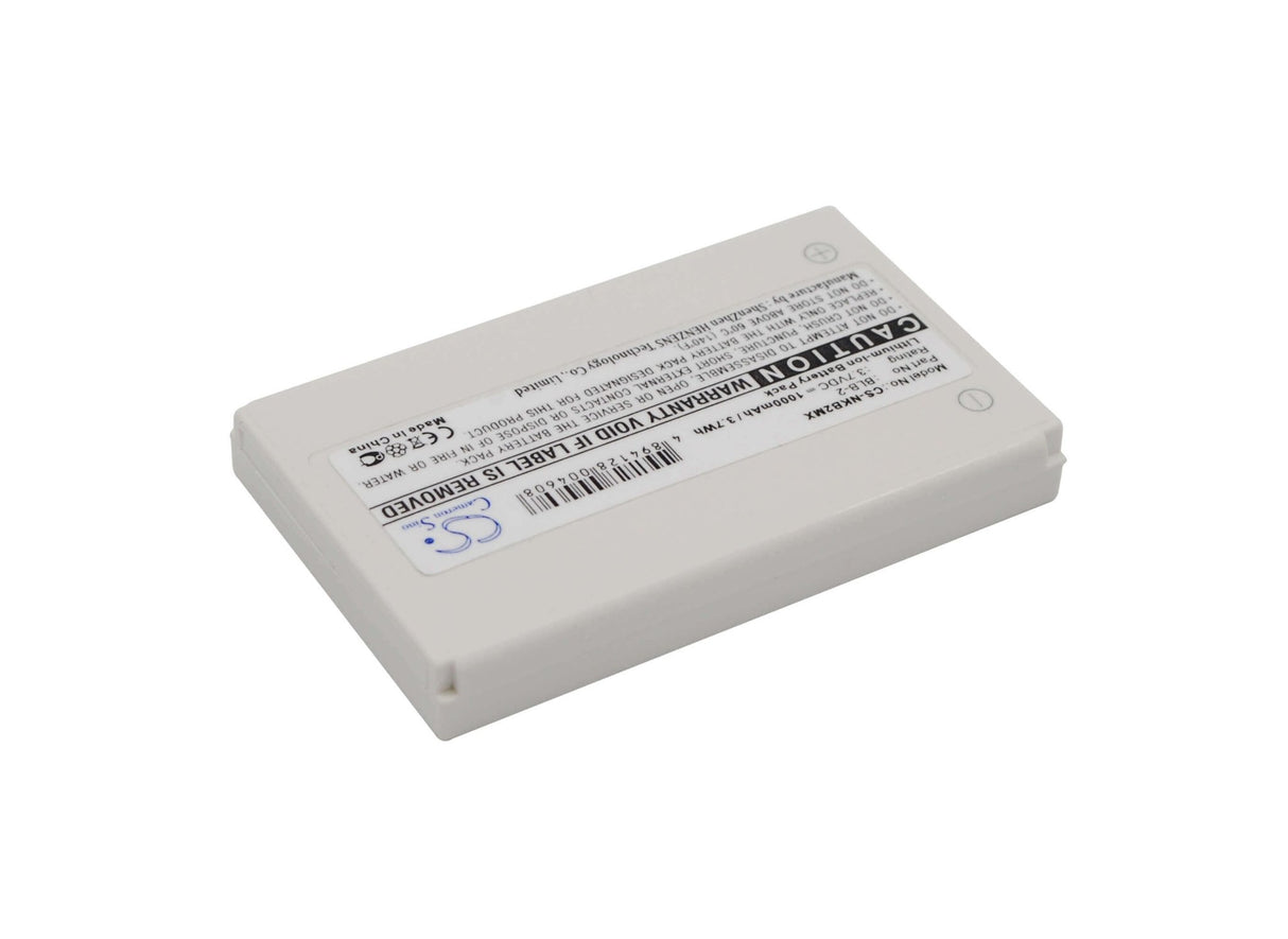 3.7V, Li-ion, 1000mAh, Camera battery fits Aiptek. Bell & Howell. Fortuna. G-shot. Mitsuba. Mustek. Nokia. Svp. Technaxx, Blb-2, Mpvr Digital Media, 3.7Wh Camera Cameron Sino Technology Limited (Camera)