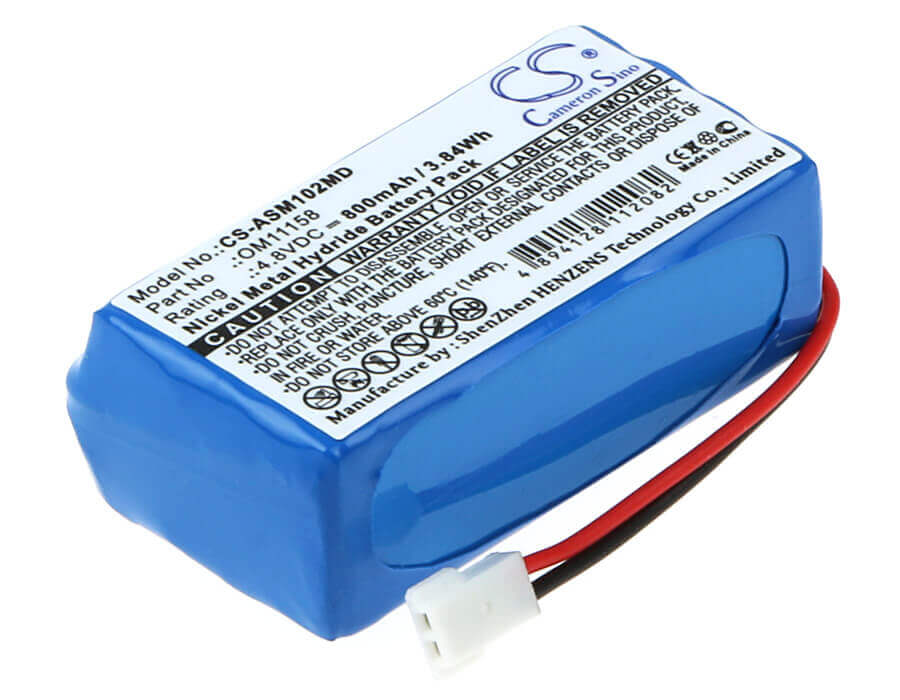 4.8V, Ni-MH, 800mAh, Medical battery fits Air Shields-vickers, Om11158, Jm102 Jaundice Mete, 3.84Wh Medical Cameron Sino Technology Limited (Medical)