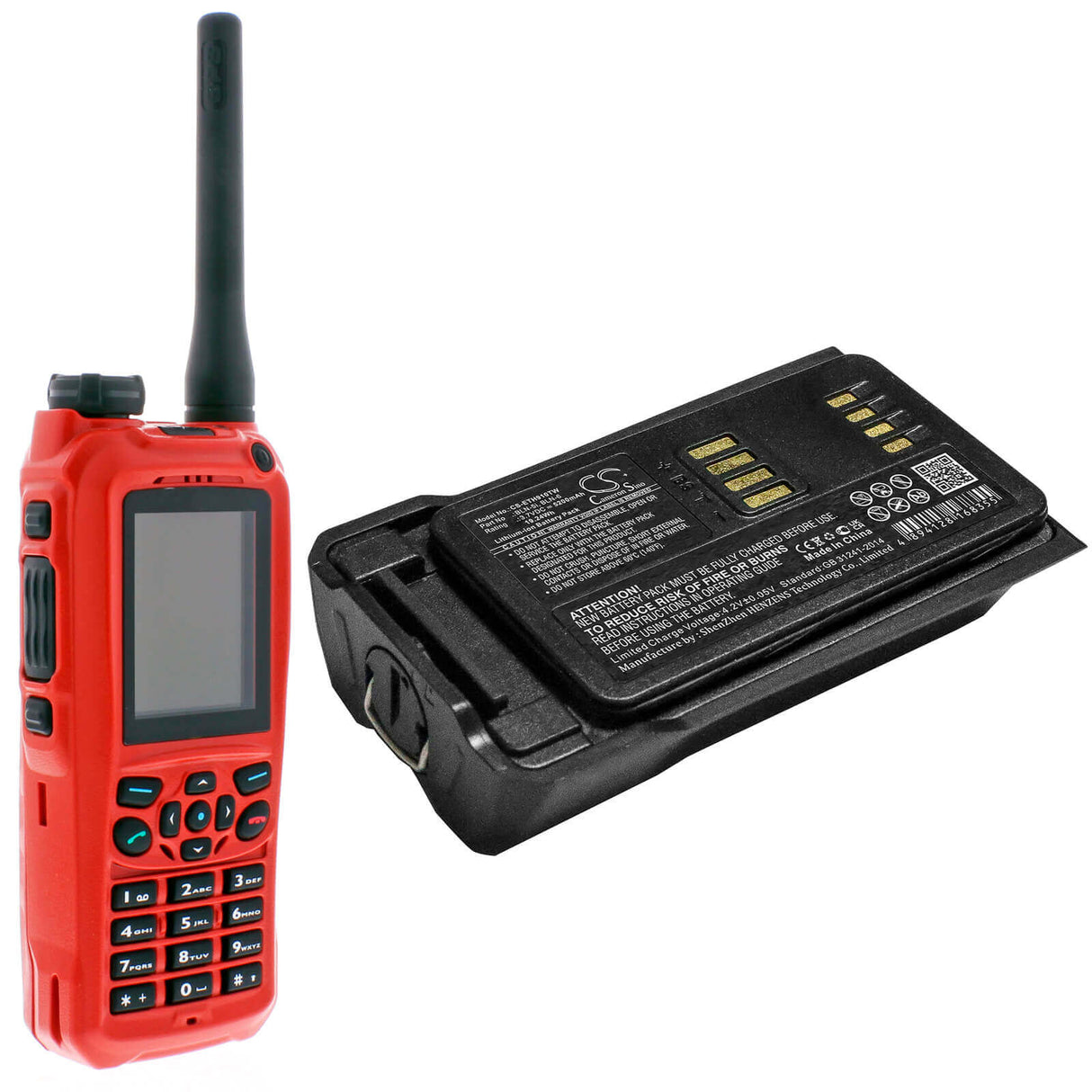 3.7V, Li-ion, 5200mAh, Two-Way Radio battery fits Nokia, Eads, Airbus, Tetra, Bln-5i, Thr9, Thr9 C-30, 19.24Wh Two-Way Radio Cameron Sino Technology Limited