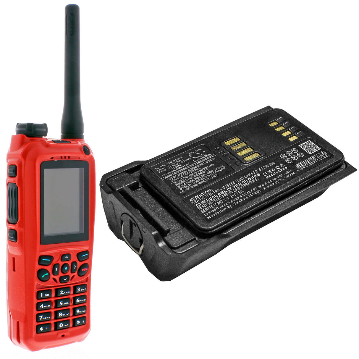 3.7V, Li-ion, 5700mAh, Two-Way Radio battery fits Nokia, Airbus, Eads, Tetra, Bln-5i, Thr9, Thr9 C-30, 21.09Wh Two-Way Radio Cameron Sino Technology Limited